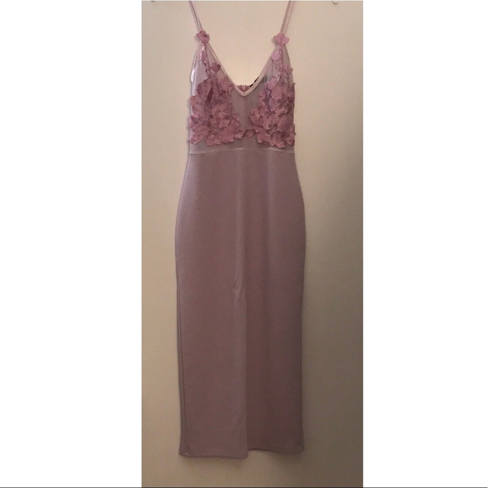 Misguided purple dress